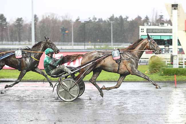 Photo d'arrivée de la course pmu CRITERIUM CONTINENTAL à PARIS-VINCENNES le Dimanche 27 décembre 2020