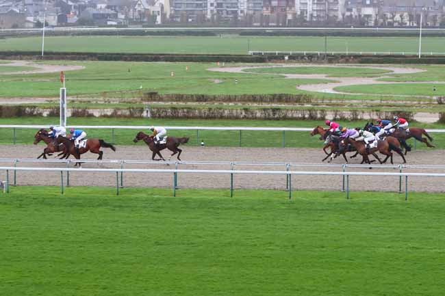Photo d'arrivée de la course pmu PRIX DE MONT FLEURI à DEAUVILLE le Lundi 28 décembre 2020