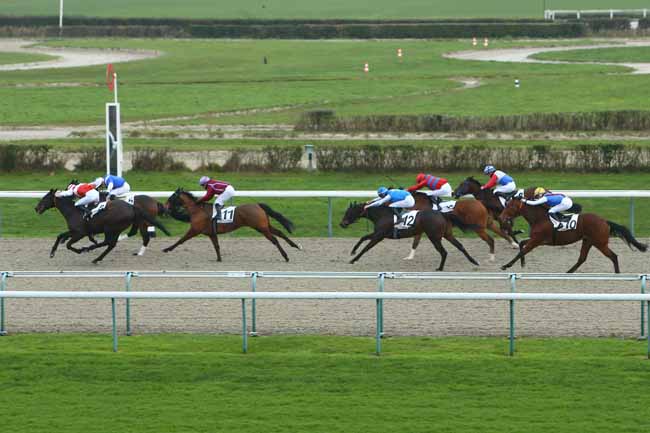 Photo d'arrivée de la course pmu PRIX DE GRANDOUET à DEAUVILLE le Dimanche 3 janvier 2021