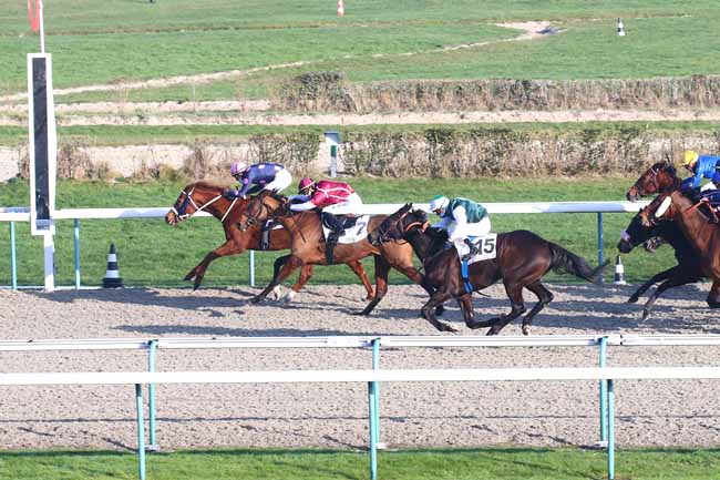 Photo d'arrivée de la course pmu PRIX DES AIGUILLES à DEAUVILLE le Samedi 9 janvier 2021