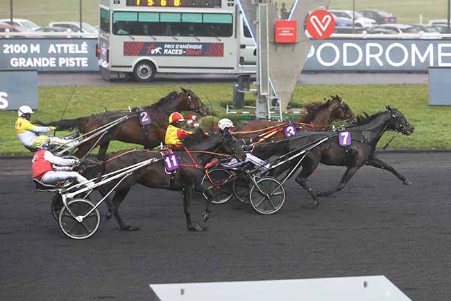 Photo d'arrivée de la course pmu PRIX BOLD EAGLE à PARIS-VINCENNES le Dimanche 31 janvier 2021