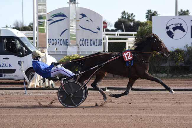 Photo d'arrivée de la course pmu PRIX JULES ROUCAYROL à CAGNES-SUR-MER le Mardi 9 février 2021