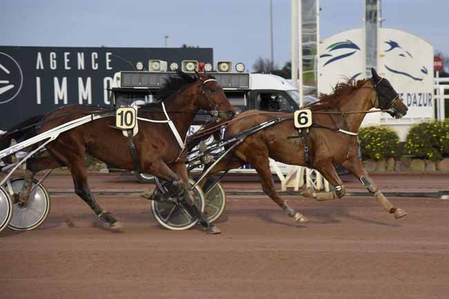 Photo d'arrivée de la course pmu PRIX DES BOUTONS D'OR à CAGNES-SUR-MER le Mardi 9 février 2021