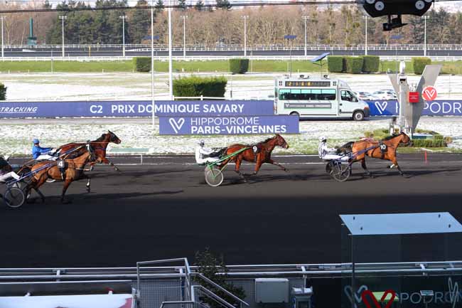 Photo d'arrivée de la course pmu PRIX DOMINIQUE SAVARY à PARIS-VINCENNES le Jeudi 11 février 2021