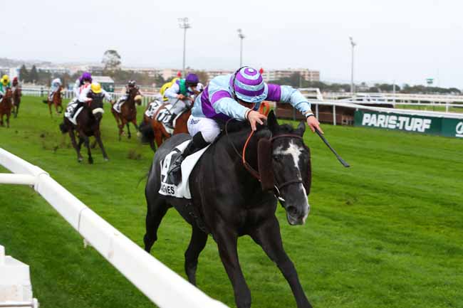 Photo d'arrivée de la course pmu PRIX PARTENAIRE PISONI à CAGNES-SUR-MER le Samedi 27 février 2021