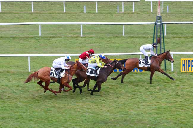 Photo d'arrivée de la course pmu PRIX DE LA DAME JOUANNE à FONTAINEBLEAU le Vendredi 12 mars 2021