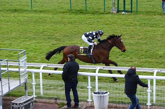 Photo d'arrivée de la course pmu PRIX DE LA PLAINE DU PUTOIS à COMPIEGNE le Lundi 22 mars 2021