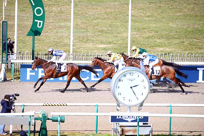 Photo d'arrivée de la course pmu PRIX DU PLESSIS-LUZARCHES à CHANTILLY le Mardi 23 mars 2021