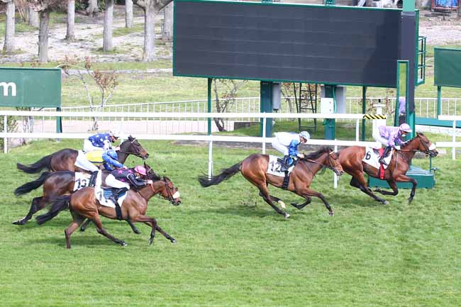 Photo d'arrivée de la course pmu PRIX DE LA GLORIETTE à SAINT-CLOUD le Jeudi 25 mars 2021