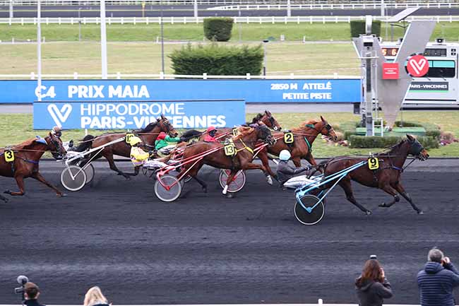 Photo d'arrivée de la course pmu PRIX MAIA à PARIS-VINCENNES le Vendredi 26 mars 2021