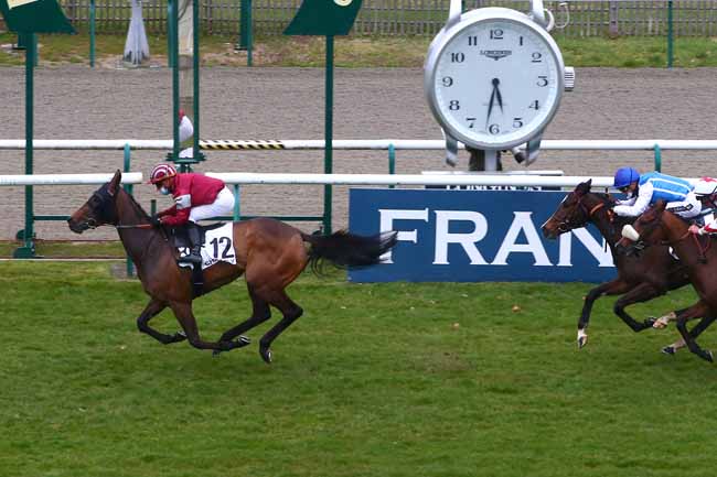 Photo d'arrivée de la course pmu PRIX DE LA MARE LANDRY à CHANTILLY le Lundi 5 avril 2021