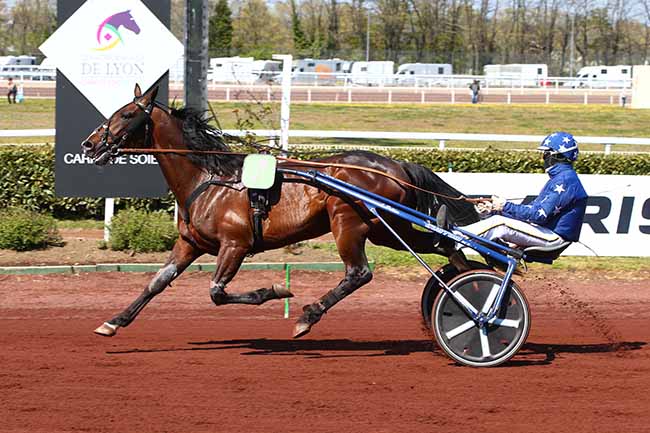 Photo d'arrivée de la course pmu PRIX NICOLAS - PRIX DE BORDEAUX à LYON LA SOIE le Mercredi 14 avril 2021