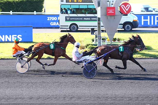 Photo d'arrivée de la course pmu PRIX LIGURIA à PARIS-VINCENNES le Vendredi 23 avril 2021