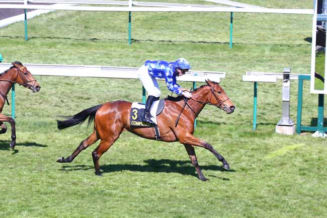 Photo d'arrivée de la course pmu PRIX DE LA CROIX SAINT-OUEN à COMPIEGNE le Vendredi 23 avril 2021