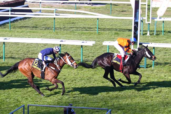 Photo d'arrivée de la course pmu PRIX DE L'IMPERATRICE MARIE-LOUISE à COMPIEGNE le Vendredi 23 avril 2021