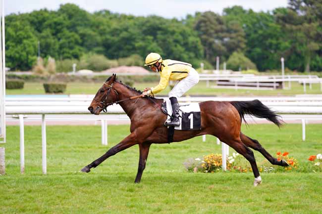Photo d'arrivée de la course pmu PRIX DANIEL GUESTIER à BORDEAUX-LE BOUSCAT le Mardi 27 avril 2021