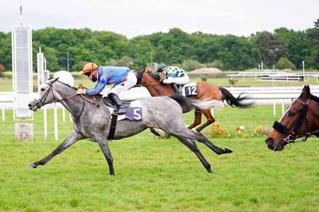 Photo d'arrivée de la course pmu PRIX DE LA VILLE DU BOUSCAT à BORDEAUX-LE BOUSCAT le Mardi 27 avril 2021