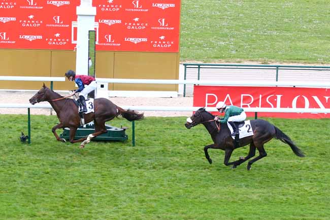 Photo d'arrivée de la course pmu PRIX GANAY à LONGCHAMP le Dimanche 2 mai 2021