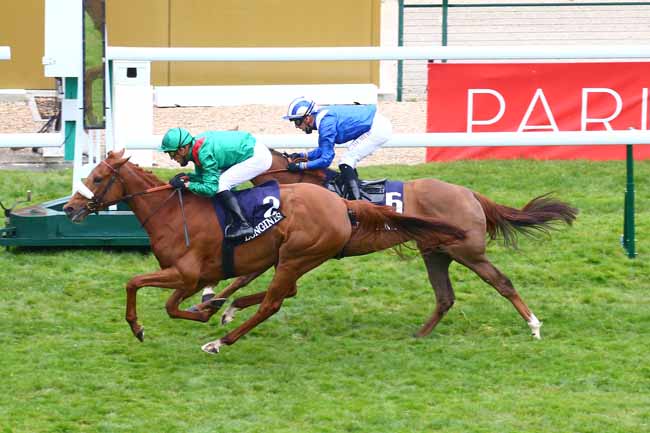 Photo d'arrivée de la course pmu PRIX ALLEZ FRANCE LONGINES à LONGCHAMP le Dimanche 2 mai 2021
