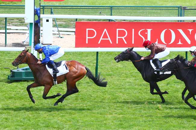 Photo d'arrivée de la course pmu PRIX DE PONTARME à LONGCHAMP le Lundi 24 mai 2021
