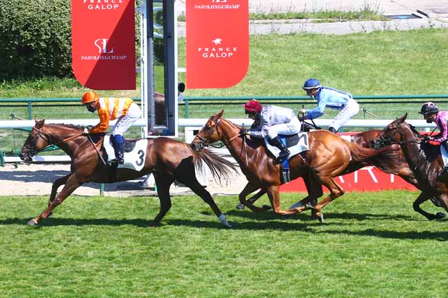 Photo d'arrivée de la course pmu PRIX DU PALAIS-ROYAL à LONGCHAMP le Dimanche 30 mai 2021