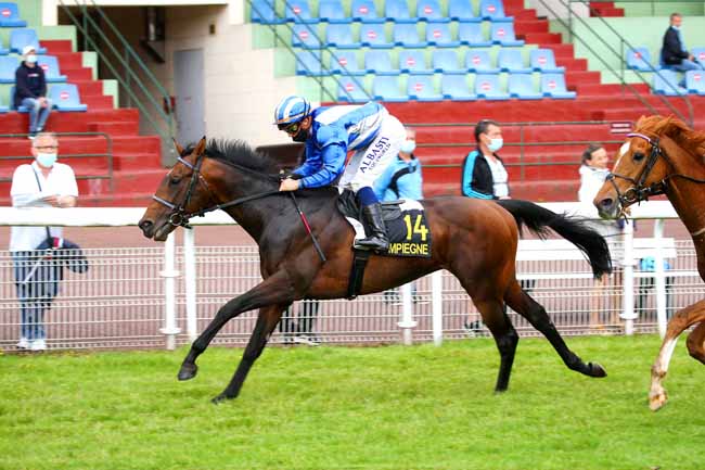 Photo d'arrivée de la course pmu PRIX DE SAINT-JUST-EN-CHAUSSEE à COMPIEGNE le Vendredi 4 juin 2021