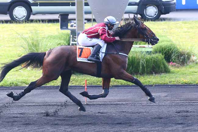 Photo d'arrivée de la course pmu PRIX AURIGA à PARIS-VINCENNES le Mardi 8 juin 2021