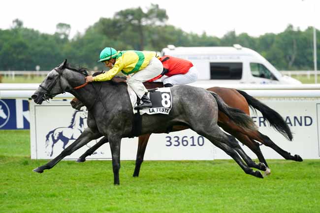 Photo d'arrivée de la course pmu PRIX ANDRE BOINGNERES à LA TESTE DE BUCH le Jeudi 17 juin 2021