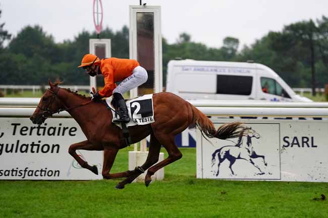 Photo d'arrivée de la course pmu PRIX PRECIA MOLEN à LA TESTE DE BUCH le Jeudi 17 juin 2021