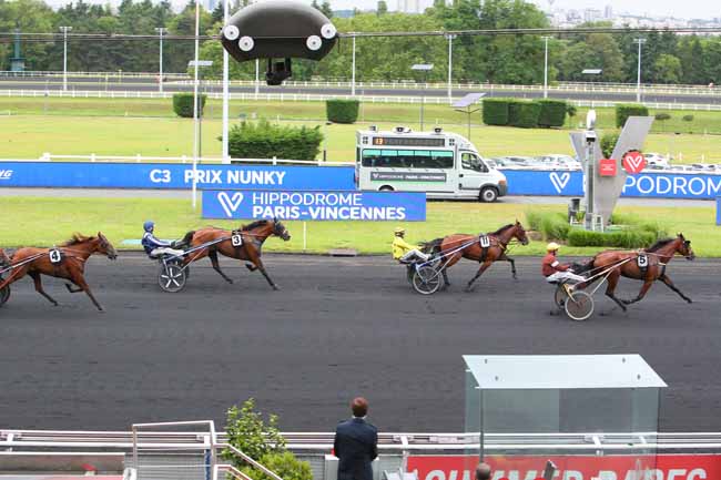 Photo d'arrivée de la course pmu PRIX NUNKY à PARIS-VINCENNES le Mardi 29 juin 2021
