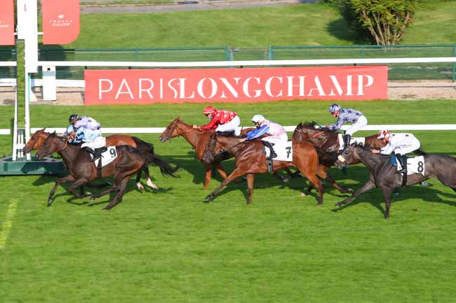 Photo d'arrivée de la course pmu PRIX DES JEUXDIS à LONGCHAMP le Jeudi 1 juillet 2021