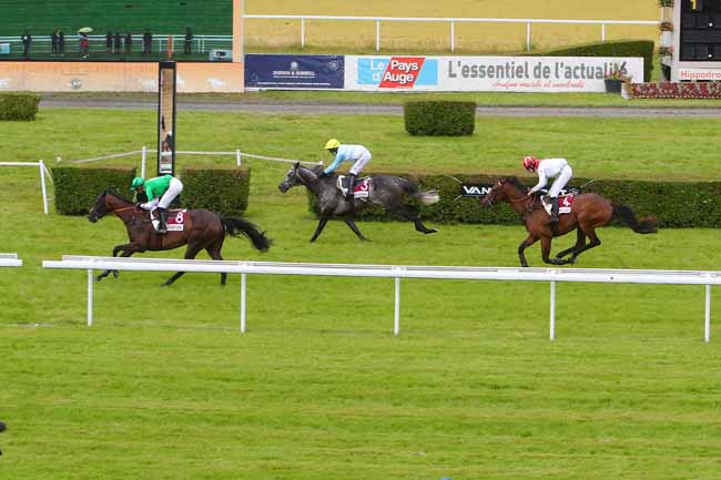 Photo d'arrivée de la course pmu PRIX BIEN-ETRE ET RECONVERSION (PRIX DE PENNEDEPIE) à CLAIREFONTAINE le Lundi 5 juillet 2021