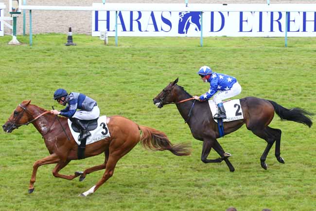 Photo d'arrivée de la course pmu PRIX KISTENA à DEAUVILLE le Dimanche 11 juillet 2021