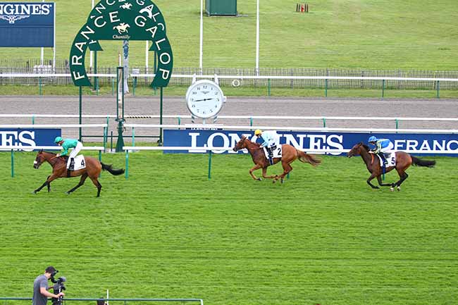 Photo d'arrivée de la course pmu PRIX DE L'AUNETTE à CHANTILLY le Jeudi 15 juillet 2021