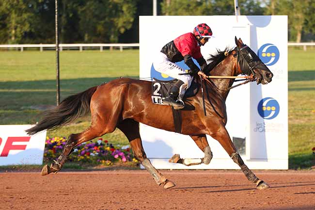 Photo d'arrivée de la course pmu PRIX DE LA REGION DES PAYS-DE-LOIRE à LES SABLES D'OLONNE le Vendredi 16 juillet 2021