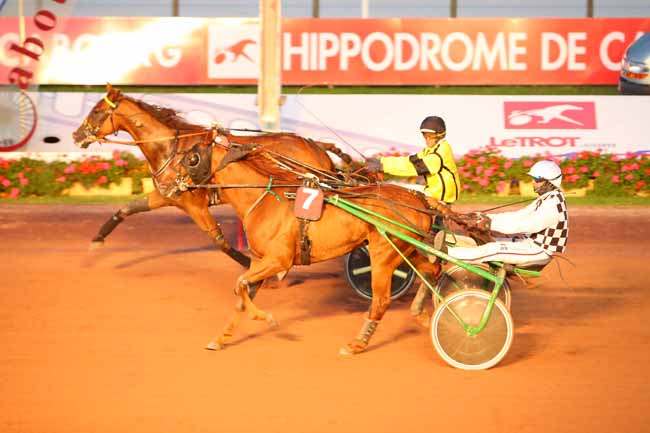 Photo d'arrivée de la course pmu PRIX DU CONSEIL REGIONAL DE NORMANDIE à CABOURG le Vendredi 30 juillet 2021