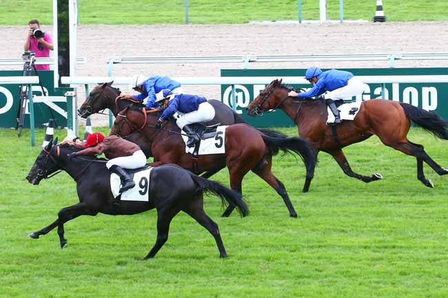 Photo d'arrivée de la course pmu PRIX ARQANA - PRIX DE TOURGEVILLE - FONDS EUROPEEN DE L'ELEVAGE à DEAUVILLE le Jeudi 5 août 2021
