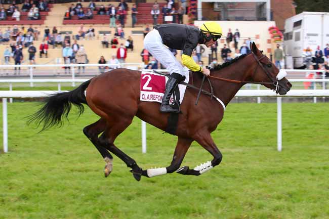 Photo d'arrivée de la course pmu PRIX COUPLE GAGNANT, PLACE, ORDRE (PRIX DE LA PAQUINE) à CLAIREFONTAINE le Vendredi 6 août 2021