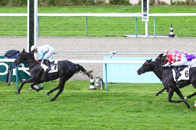 Photo d'arrivée de la course pmu PRIX INDEAUVILLE - PRIX DES COQUELICOTS à DEAUVILLE le Samedi 7 août 2021