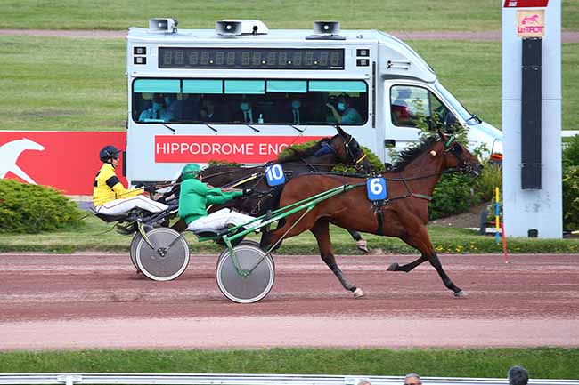 Photo d'arrivée de la course pmu PRIX HIPODROMO DE SAN ISIDRO à DEAUVILLE le Dimanche 8 août 2021