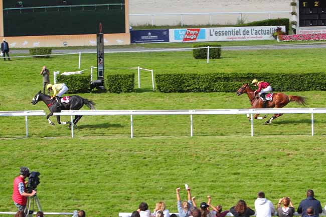 Photo d'arrivée de la course pmu PRIX LES TUYAUX LE VEINARD (PRIX DES PLATANES) à CLAIREFONTAINE le Lundi 9 août 2021