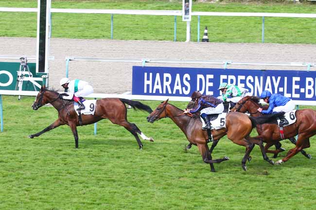 Photo d'arrivée de la course pmu PRIX MINERVE à DEAUVILLE le Dimanche 15 août 2021