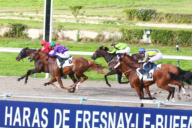 Photo d'arrivée de la course pmu PRIX DU QUAI DE LA QUARANTAINE à DEAUVILLE le Dimanche 15 août 2021