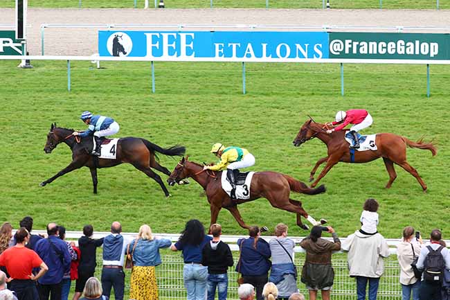 Photo d'arrivée de la course pmu PRIX D'AVRANCHES à DEAUVILLE le Samedi 21 août 2021