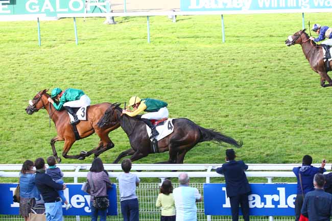 Photo d'arrivée de la course pmu PRIX DE LA FORGE à DEAUVILLE le Dimanche 22 août 2021