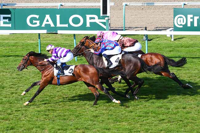 Photo d'arrivée de la course pmu PRIX DE LA GRANDE VILLA à DEAUVILLE le Mardi 24 août 2021