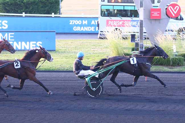 Photo d'arrivée de la course pmu PRIX DE NOAILLES à PARIS-VINCENNES le Mercredi 25 août 2021