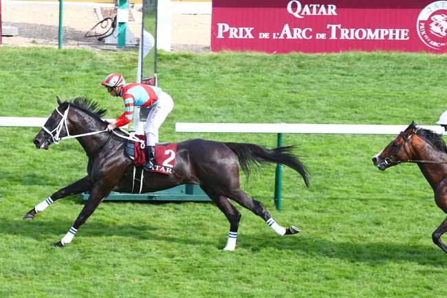 Photo d'arrivée de la course pmu QATAR PRIX FOY à LONGCHAMP le Dimanche 12 septembre 2021