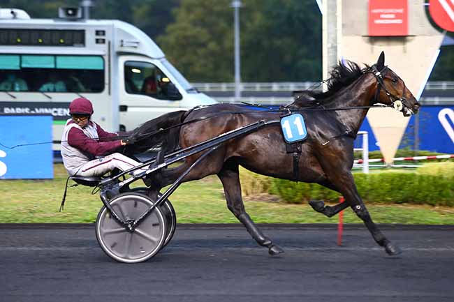 Photo d'arrivée de la course pmu PRIX ERATO à PARIS-VINCENNES le Mardi 14 septembre 2021