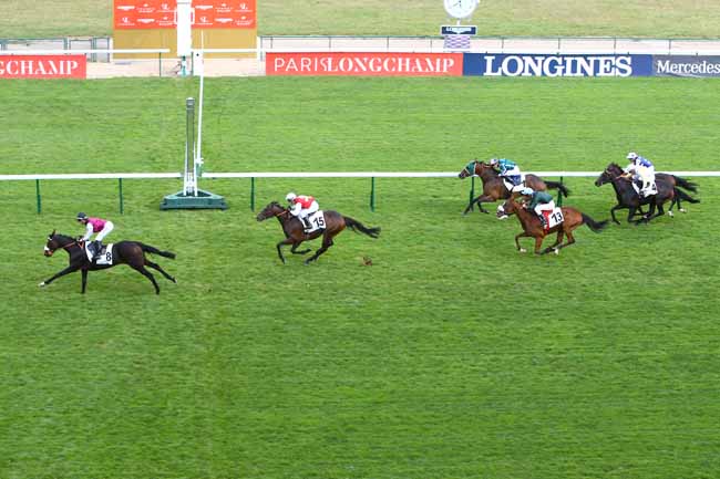 Photo d'arrivée de la course pmu PRIX DE LA VERRERIE à LONGCHAMP le Jeudi 16 septembre 2021